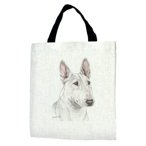 English Bull Terrier Dog Tote Bag