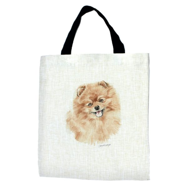 Pomeranian Dog Tote Bag