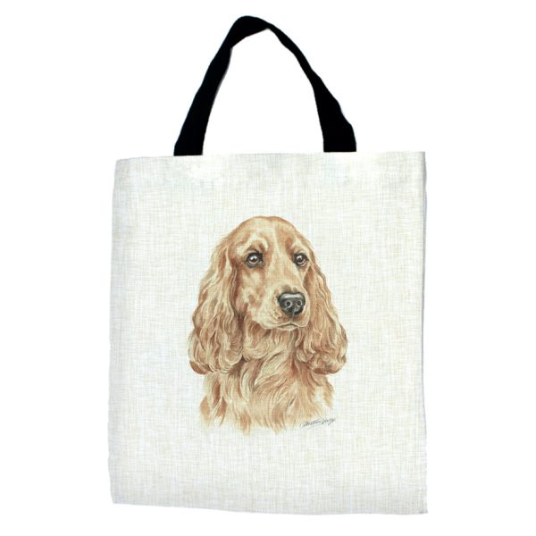 Golden Cocker Spaniel Dog Tote