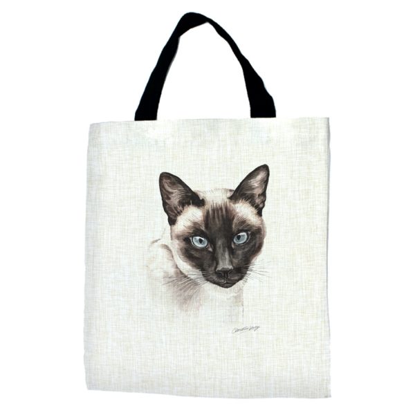 Siamese Cat Tote Bag