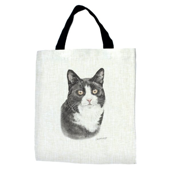 Black & White Cat Tote Bag