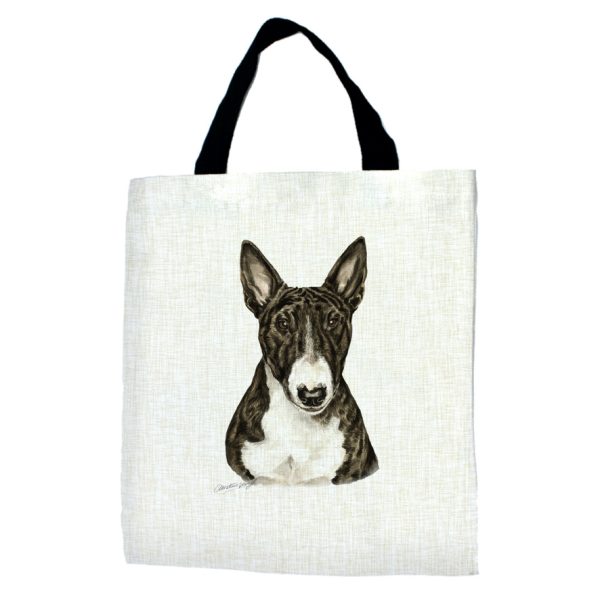 English Bull Terrier Dog Tote Bag