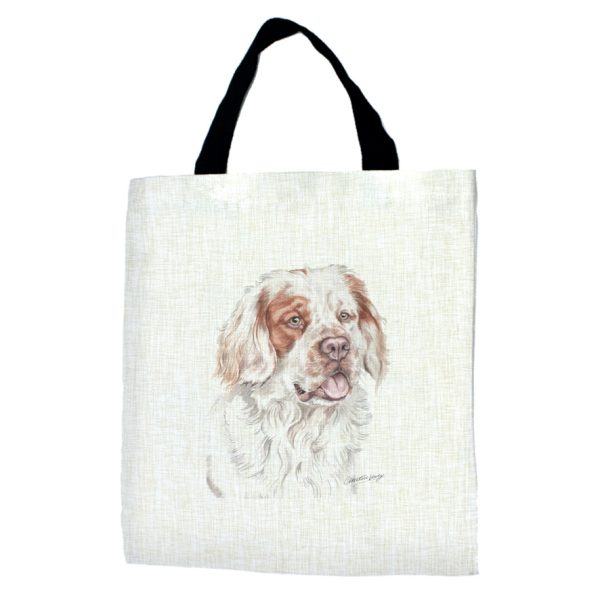 Clumber Spaniel Dog Tote Bag