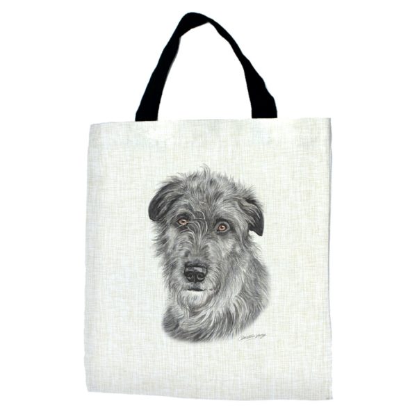 Irish Wolfhound Dog Tote Bag