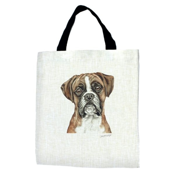 Boxer Dog Breed Tote Bag