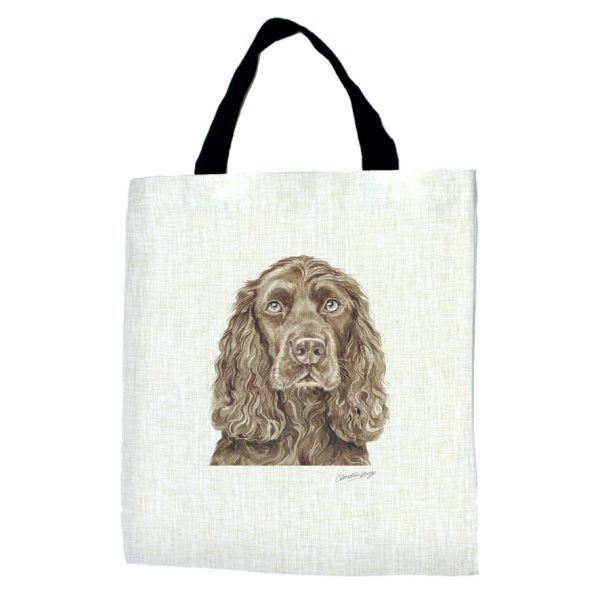 Chocolate Cocker Spaniel Dog Breed Tote Bag