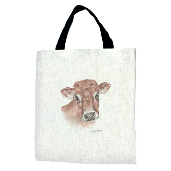 Jersey Cow Tote Bag