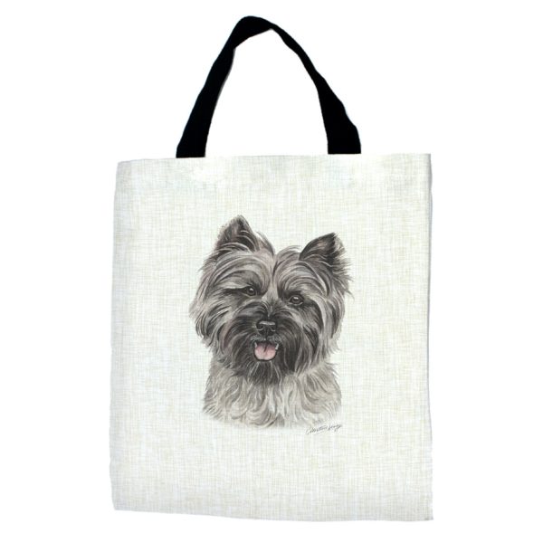 Cairn Dog Tote bag