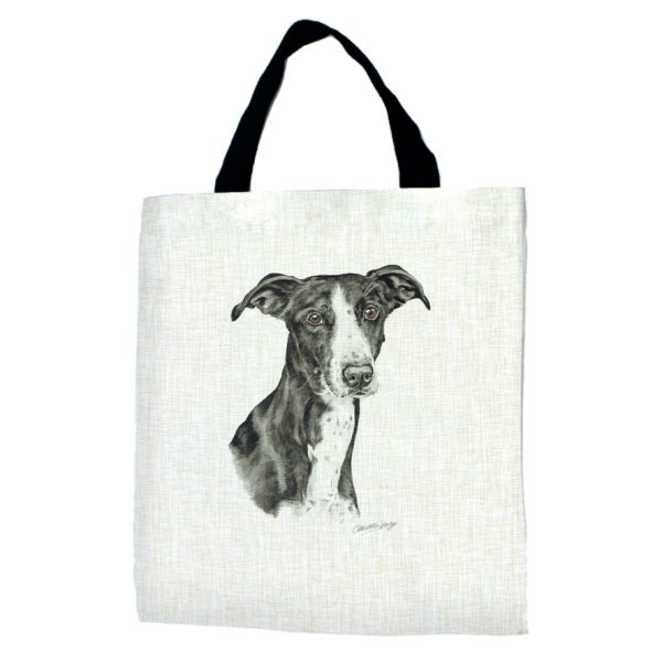 Lurcher Dog Tote Bag