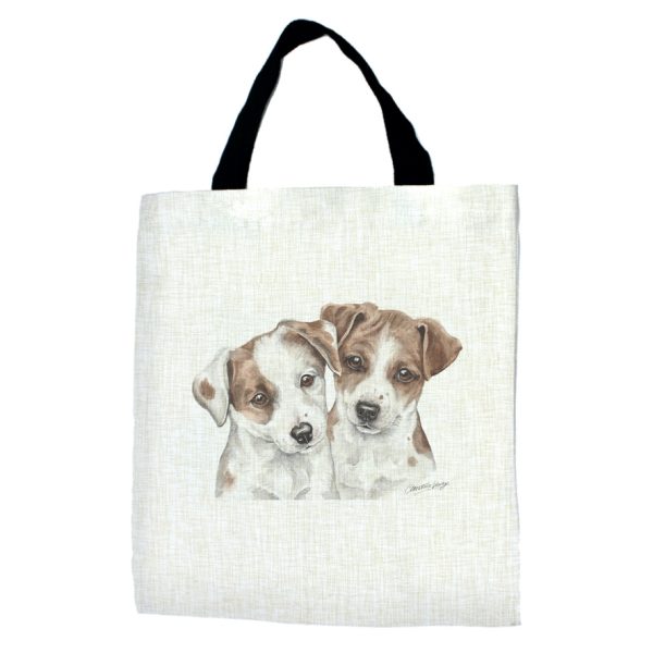 Jack Russell Puppies Tote Bag