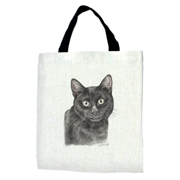 Black Cat Tote Bag