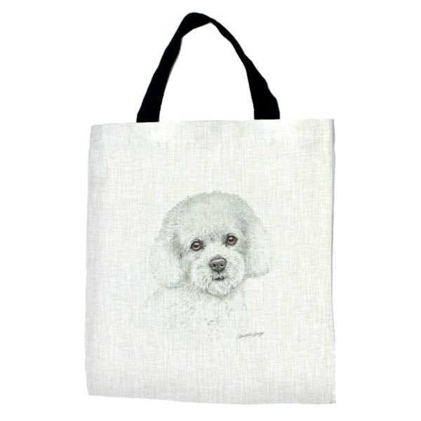 Bichon Frise Dog Tote Bag