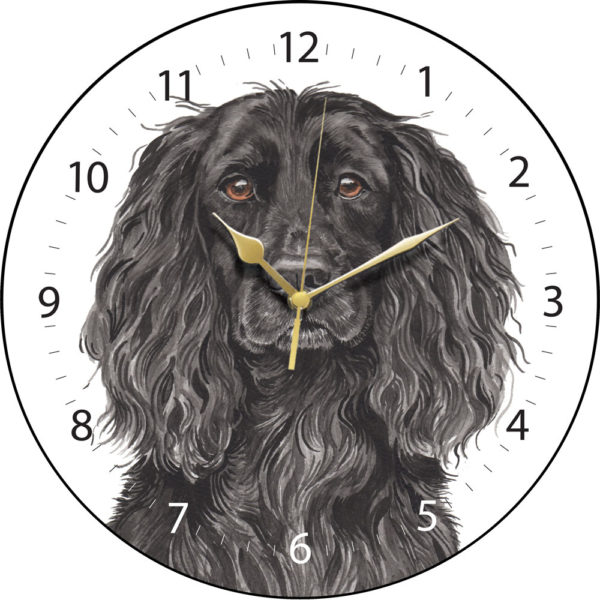Working Cocker Spaniel Dog Clock
