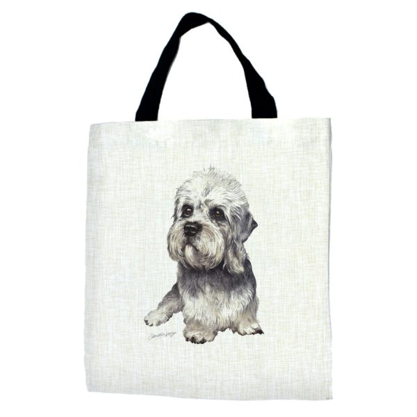 Dandi Dinmont Dog Tote Bag