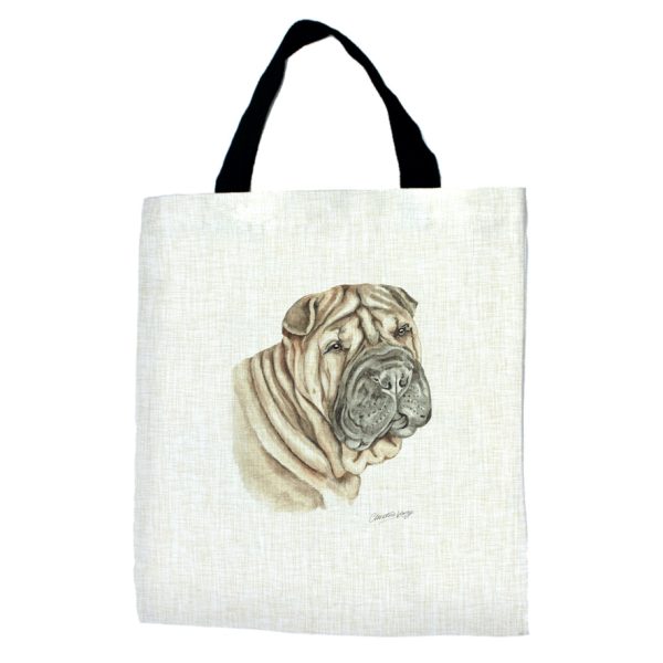 Shar Pei Dog Tote Bag