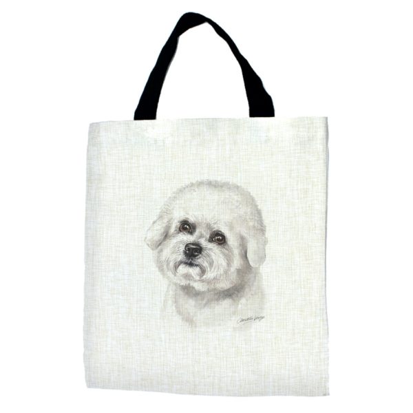 Bichon Frise Dog Tote Bag