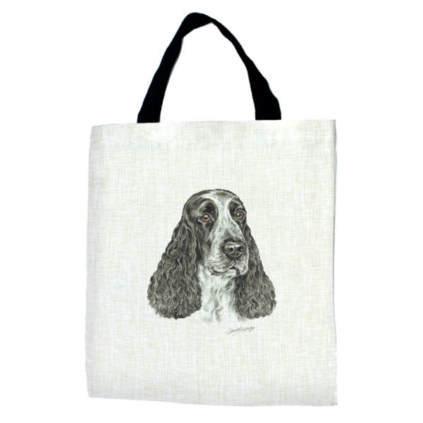 Blue Roan Cocker Spaniel Dog Breed Tote Bag