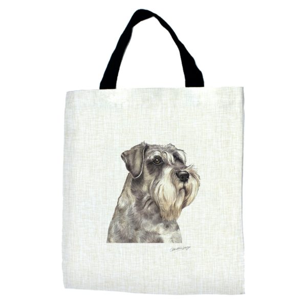 Schnauzer Dog Tote bag