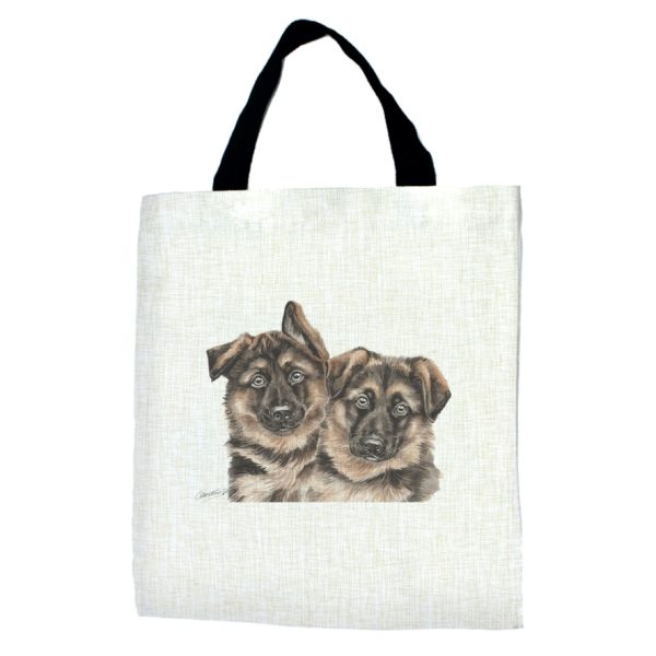 German Shepherd Dog/Alsatian Puppies Tote Bag