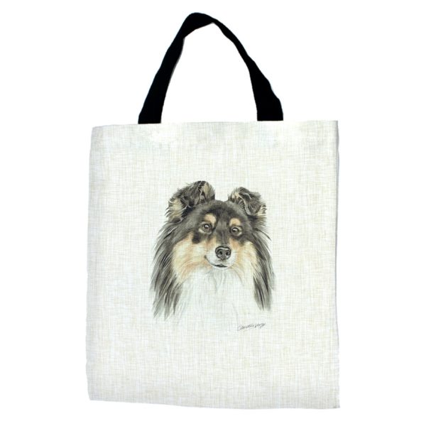 Tri-coloured Shetland Sheepdog Tote Bag