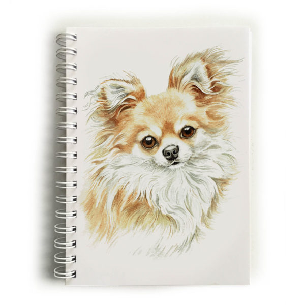 Long-Haired Chihuahua Dog Notebook (NBK-255)