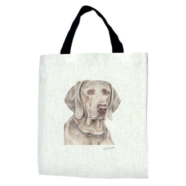 TBG-126 Tote Bag Weimarner Dog